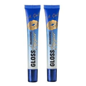 Lot of 2 L.A. Girl Holographic Gloss Topper Lip Gloss GLG573 Kaleidoscope